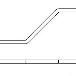 HANDHOLD B END, 1” DIA., 115” LONG WITH 2-5/16” OFFSET