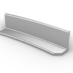 WIDE TOP TRACK EXTENTION - 8"  AR-BL