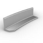 WIDE TOP TRACK EXTENTION - 8"  AL-BR