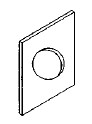 ACCESS KEY HOLE REINFORCING PLATE