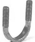 U BOLT – FLATTENED – A=1-1/2”, B=2-1/8”, C=3/8”