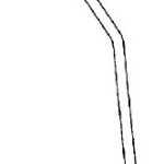 PIVOT ARM FOR WIDE DOORS AL-BR