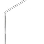 521 SERIES - GRAB RAIL – EACH LEG 35-1/4” LONG