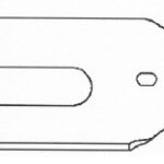 CENTRE SILL SPLICE PLATE – 23-1/4” LONG – LEFT HAND