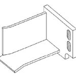 REVERSE DOUBLE COLLAPSIBLE PEDESTAL  RETAINER - REVERSED