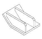 SPACER ASSEMBLY FOR REVERSE PEDESTAL RETAINER