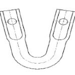 U BOLT FOR OPERATING LEVER BRACKET