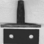 GONDOLA PIN – 4” LONG WITH 7” WIDE TOP PLATE
