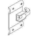 HASP FASTENER c/w BACK PLATE