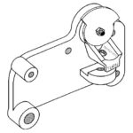 SLIDING DOOR LOCK PLATE ASSEMBLY