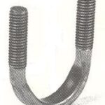 U BOLT – FLATTENED – A=1-5/8”, B=2”, C=3/8”