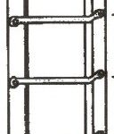 PARA LADDER ASSEMBLY - 9 RUNG – 151” HIGH - AR-BL