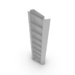 LADDER PAN ASSEMBLY – 9 RUNG – 148-1/2” HIGH - AL-BR