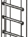 LADDER PAN ASSEMBLY – 9 RUNG - 149-1/4” HIGH - AL-BR