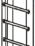 LADDER PAN ASSEMBLY – 10 RUNG – 152” HIGH – AL-BR